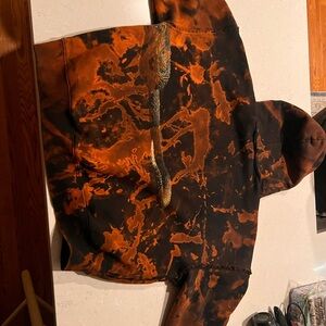 Taylor Swift Orange and Black Hoodie